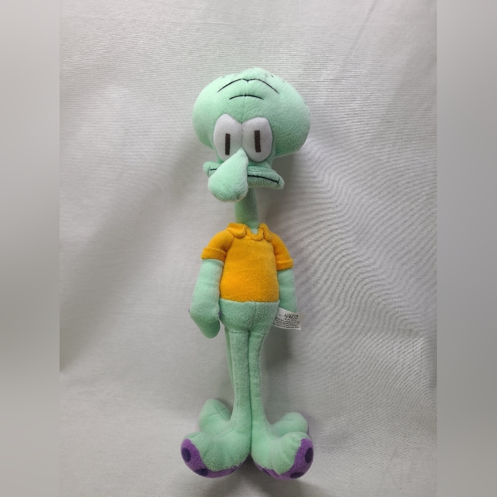 Squidward 2002 Nanco 15" Stuffed Plush Spongebob Squarepants Rare